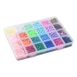 24 Colors Opaque Acrylic Beads