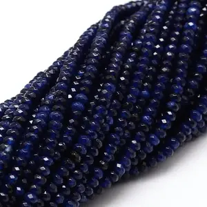 Dyed Natural Malaysia Jade Rondelle Beads Strands
