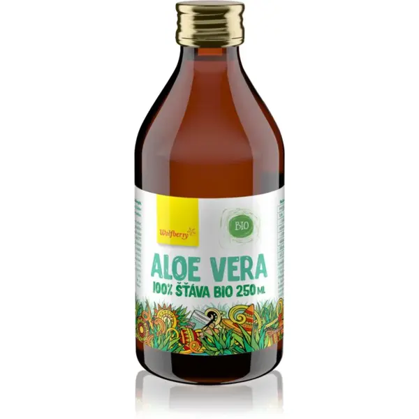 Wolfberry Aloe vera BIO 100 % šťava v BIO kvalite 250 ml