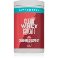 MyProtein Clear Whey Isolate srvátkový proteínový hydrolyzát príchuť Cranberry & Raspberry 498 g