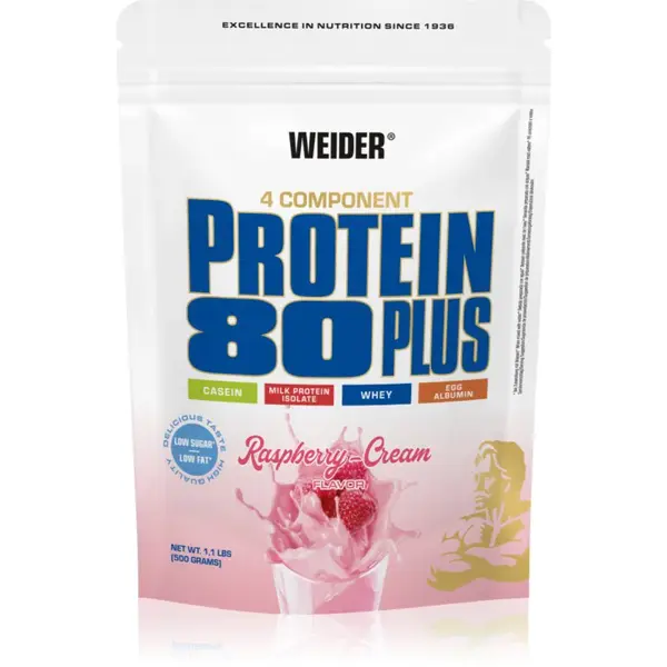 Weider Protein 80 Plus srvátkový proteín s aminokyselinami príchuť 500 g