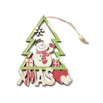 Christmas Wooden Pendant Decorations