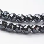 Magnetic Synthetic Hematite Beads Strands