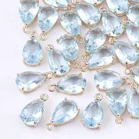 Transparent Glass Charms