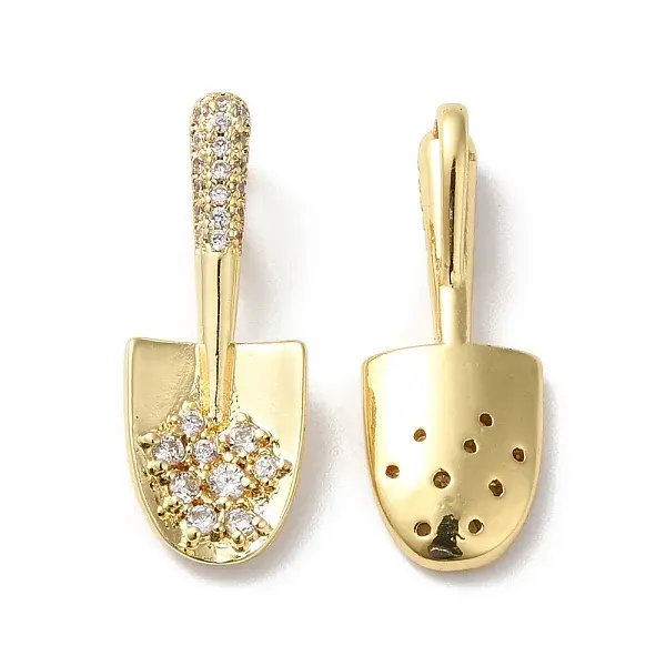 Rack Plating Brass Cubic Zirconia Pendants