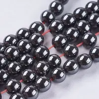 Non-magnetic Synthetic Hematite Bead Strands
