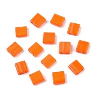 2-Hole Baking Paint Glass Seed Beads