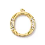 Rack Plating Brass Micro Pave Cubic Zirconia Pendant