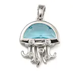 Rack Plating Glass Pendants