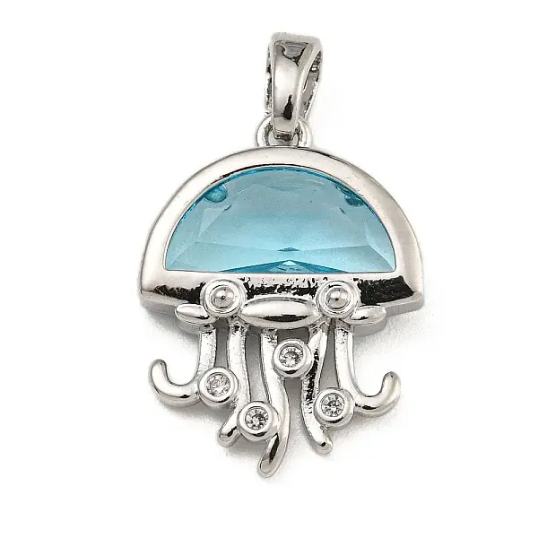 Rack Plating Glass Pendants