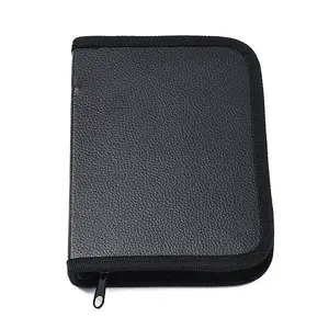 PU Leather & Oxford Cloth Zipper Storage Case