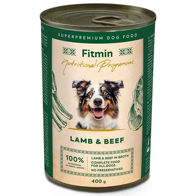Fitmin Dog NP konzerva jehněčí a hovězí 400 g | Konzerva pro psy