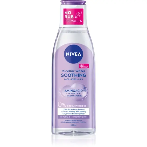 NIVEA Soothing micelární čisticí voda pro citlivou pleť 200 ml