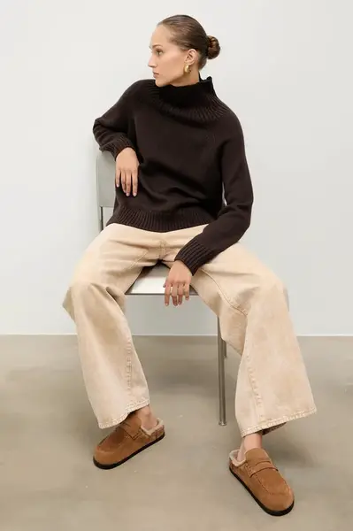 Semišové pantofle Answear.LAB