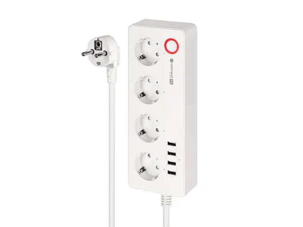 Smart prodlužovací kabel 4 zásuvky 1,6m KRUGER & MATZ Connect P6 WiFi Tuya