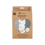 Petite&Mars Sada plen bambusová mušelínová Moussy 68 x 68 cm 3 ks Grey Planes