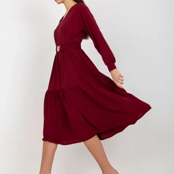 Dress-TW-SK-BI-2021706.93P-burgundy