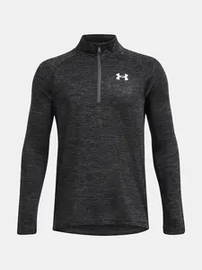 Boys' T-shirt Under Armour UA Tech 2.0 1/2 Zip-GRY - Boys