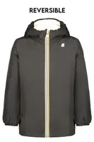 Obojstranná čierna dievčenská bunda K-WAY