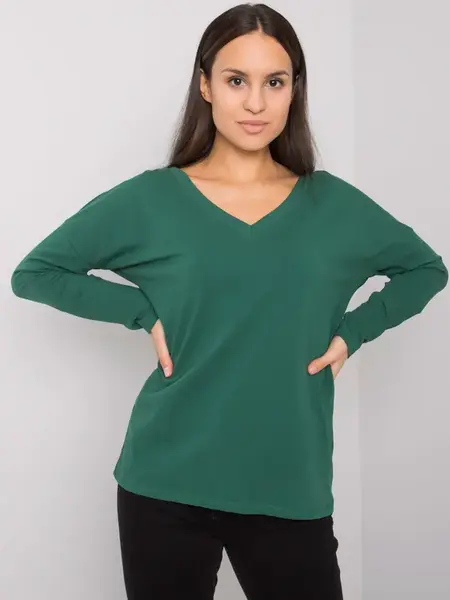 Blouse-RV-BZ-7315.39X-dark green