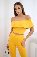 Ruffle mustard set