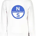 Biela mikina North Sails bez zipsu