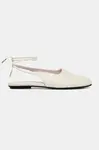 Kožené balerínky Calvin Klein BALLERINA SLING BACK LTH