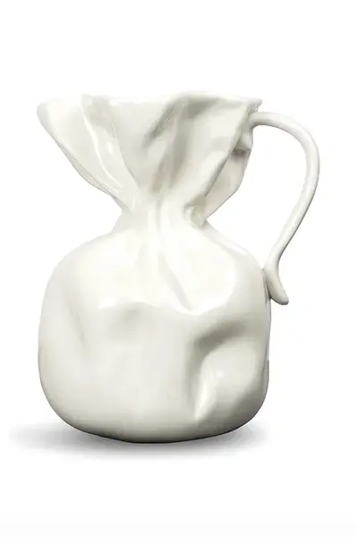 Dekoratívna váza Byon Crumple White