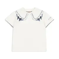 Detské tričko zo zmesi ľanu Konges Sløjd ERA TEE OCS