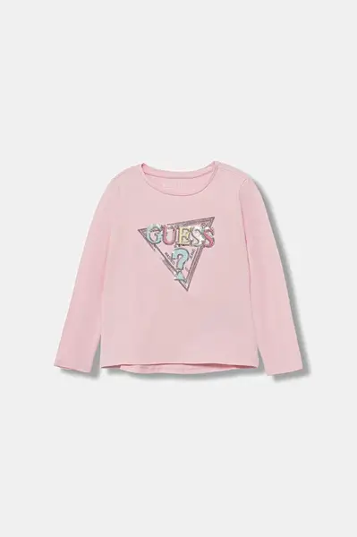 Detské tričko s dlhým rukávom Guess