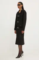 Vlnený kabát Moschino Jeans