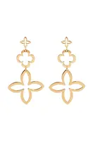 Pozlátené náušnice Lilou Lilia