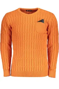 Pánský oranžový svetr US Grand Polo