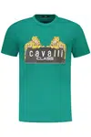 CAVALLI CLASS SHORT SLEEVE T-SHIRT MEN GREEN