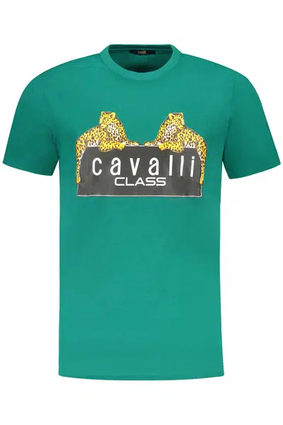 CAVALLI CLASS SHORT SLEEVE T-SHIRT MEN GREEN