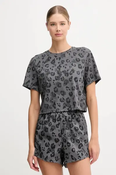 Sportovní triko adidas Performance dámské, šedá barva, JN2646