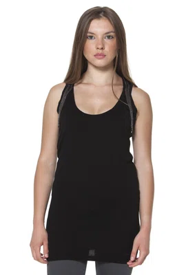 FRED PERRY WOMEN'S BLACK TANK