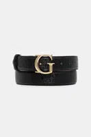 Pásek Guess ALDINA dámský, černá barva, BW9241 P5335
