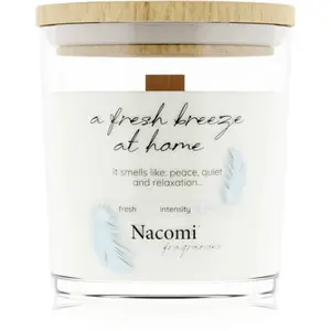 Nacomi Soy Candle Home Fragrances vonná svíčka s dřevěným knotem 140 g
