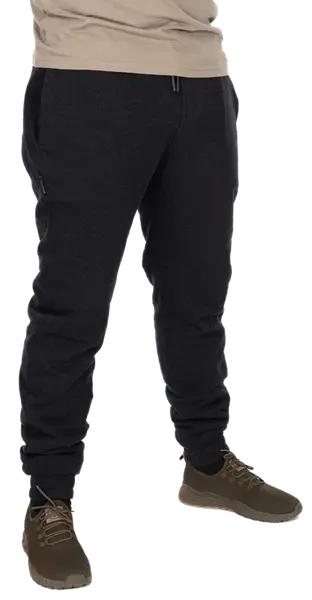 Fox tepláky collection sherpa jogger black/orange - l