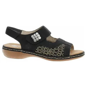 Dámské sandály Rieker 65989-01 schwarz 40
