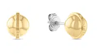 Tommy Hilfiger Slušivé pozlacené náušnice pecky Metallic Orb 2780813