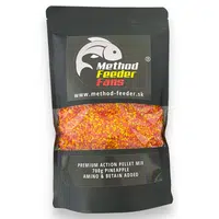Method feeder fans pelety premium action fluo pellet 700 g - ananas