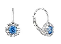 Evolution Group - Pavona Stříbrné dívčí náušnice se zirkony 11474.3 aqua