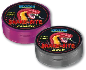 Kryston potahovaná šňůrka snake bite brown 20 m - 20 lb