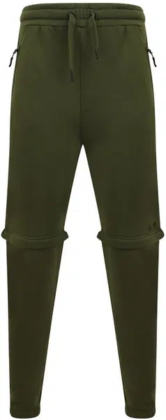 Navitas tepláky zip off jogga green - xxxl