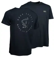 Nash tričko make it happen carp logo t-shirt black - s
