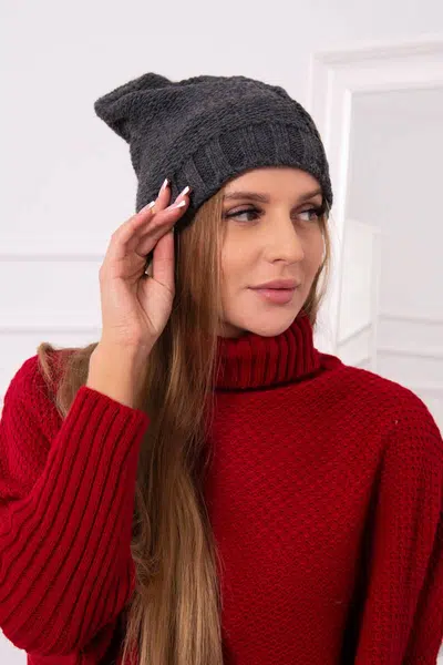 marka niezdefiniowana Čapica s fleece Ula K271 grafit