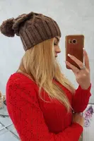 Kesi Čapica с fleece Milano K203 mocca