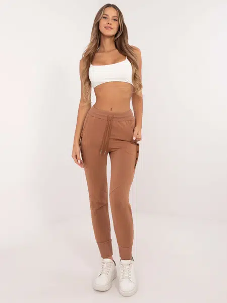 Sweatpants-CLM-DR-0128.05P-light brown
